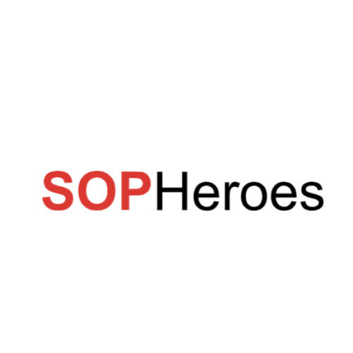 SOP Heroes The logo of SOP Heroes, a company specializing in Standard Operating Procedures